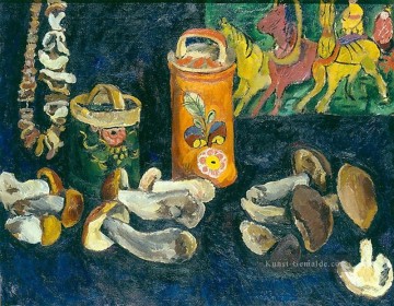 Impressionismus Stillleben Werke - Pilze 1911 Petr Petrovich Konchalovsky impressionistisches Stillleben